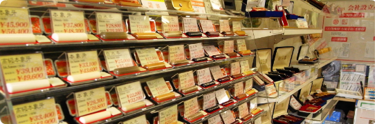 2.印材、サイズを選びます。